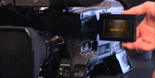 Camera with Panoptic Media logo